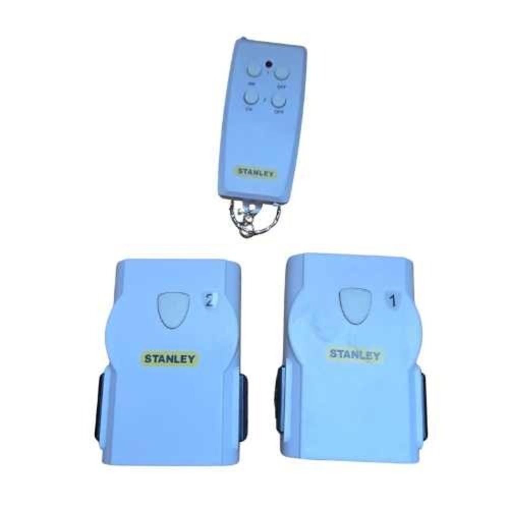 Stanley Wireless‎ Remote Control Outlet Switches with 2 Receivers and 1 Remote
